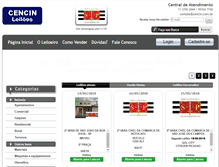 Tablet Screenshot of cencin.com.br